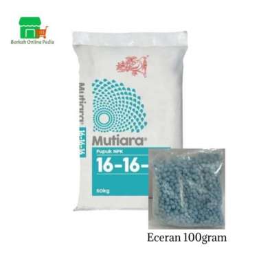 NPK 16 16 16 Pupuk Mutiara NPK 16 16 16 Kemasan Eceran 100gram
