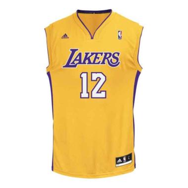 Adidas Basketball Dwight Howard Los Angeles Lakers Replica Jersey XL YELLOW
