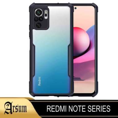 Promo Case Transparan Semua Type Xiaomi Redmi Note Series Softcase Cover Airbag REDMI NOTE 10S HITAM