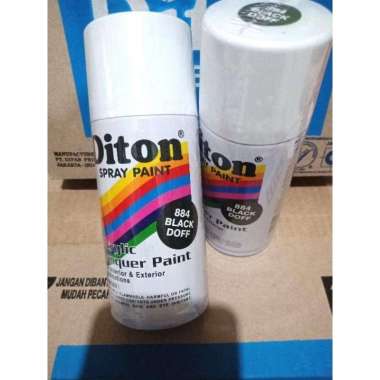 DITON SPRAY 300 Ml/CC varian Black- Black Doff/ Buram- Black Metalik Black Doff/Bram - 300 CC/ Ml
