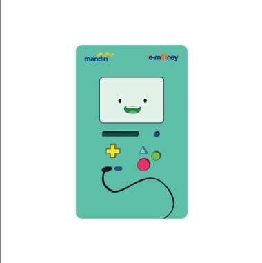 Kartu EMONEY MANDIRI BMO Adventure Time Anime Kartu Etoll e toll E Money E-money Winlycollections [1