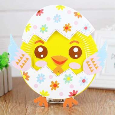 Mainan DIY Tempelan Piring Karakter Unik Education Untuk Anak 011