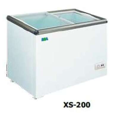 RSA XS-200 CHEST FREEZER 200 LITER SLIDING KACA (NEW) (KHUSUS BANDUNG) Putih