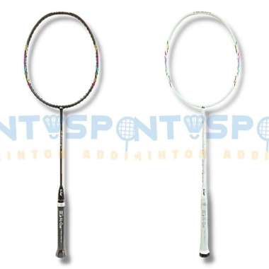 Hi Qua Rainbow Limited Edition Raket Badminton Original BATANGAN Putih
