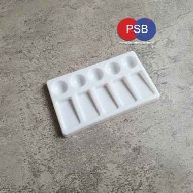 Palet Lukis Plastik Persegi Panjang / Palet Plastik