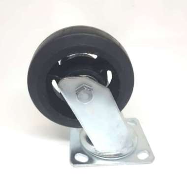 Roda Caster / Troli / Troly Karet 4 Inch Heavy Duty Hidup ( Putar ) Subaru Indonesia