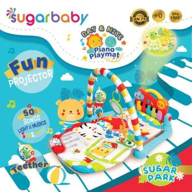 SUGAR BABY DAY & NITE PIANO PLAYMAT SUGAR PARK