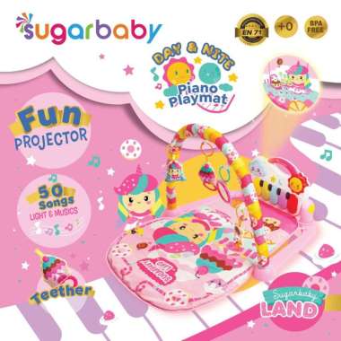 SUGAR BABY DAY & NITE PIANO PLAYMAT SUGAR LAND