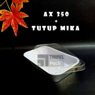 Aluminium Foil Cup AX350+Tutup Mika, Macaroni Schotel, Klapertart