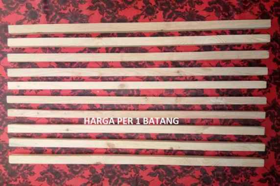 KASO KAYU JATI BELANDA 100X4X2CM DISERUT