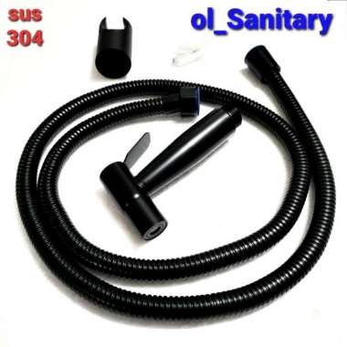 shower cebok hitam jet shower hitam shower bidet stainless hitam TANPA KRAN