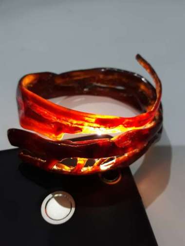 gelang AKAR BAHAR merah kristal hk 009 MERAH