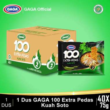 Promo Harga Gaga 100 Extra Pedas Kuah Soto 75 gr - Blibli