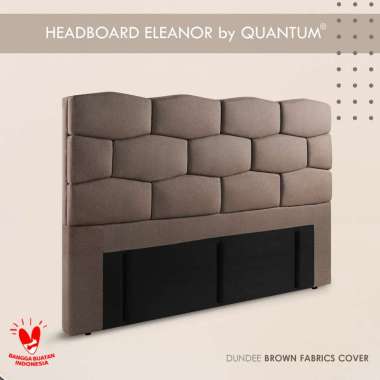 Quantum Headboard Eleanor Brown - Sandaran Kasur Springbed Spring Bed 160 x 200 Brown