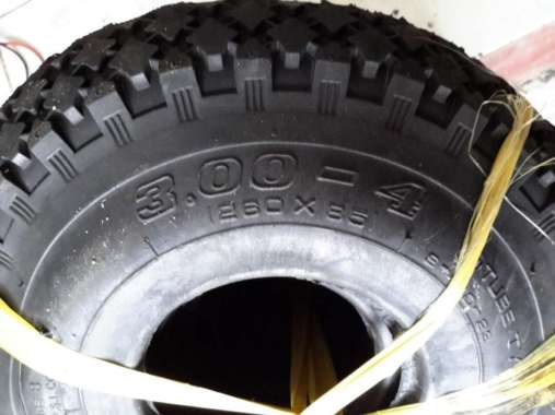 BAN R4 RING 4 UK 300-4 300 - 4 3.00-4 SKUTER MINI ATV DELI TIRE