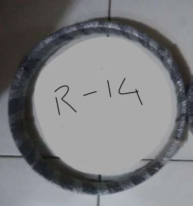 velg r14 ring 14 alumunium lubang 36 lebar 1.85" inch trail 110cc