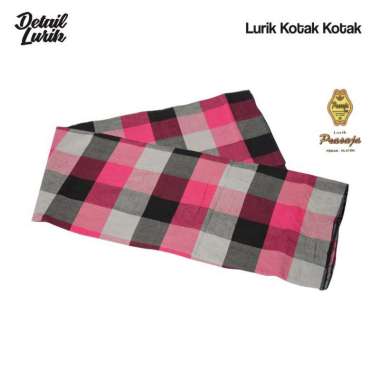 Lurik Prasojo Kotak 01 Merah