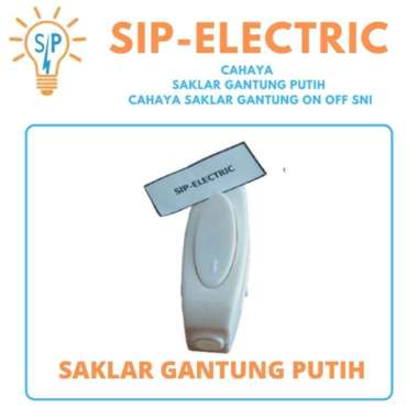 CAHAYA SAKLAR GANTUNG PUTIH (CAHAYA SAKLAR GANTUNG ON OFF SNI)