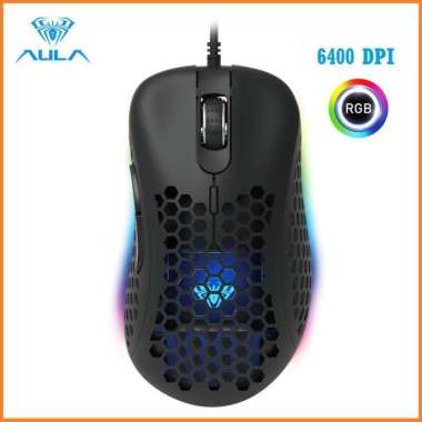 MOUSE GAMING OPTICAL USB AULA WIND F810 MARCO 6400DPI ERGONOMICS