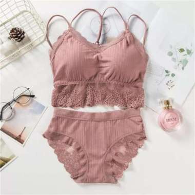Sport Bra Set yoga bra olahraga bra Fashion bra Celana Dalam mauseksi