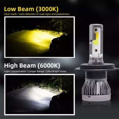 lampu depan lampu besar headlamp Vios Limo Gen 1 Gen2 gen3 LED 2 Mode