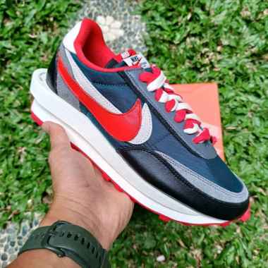 Nike LD Waffle Sacai Undercover Midnight Spruce University Red