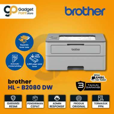 BROTHER HL-B2080DW Printer Single Laser Mono B2080 Duplex WiFi Ori