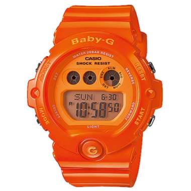 Casio Baby-G BG-6902-4BDR Jam Tangan Wanita Rubber Digital Watch oranye