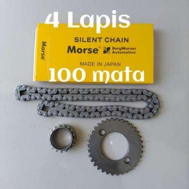 Rantai Keteng Megapro GL Neotech Empat Lapis Morse Japan 100L dan Gir