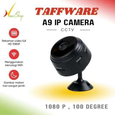 Taffware Mini CCTV / Mini Camera / 1080P / Wifi / A9