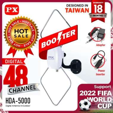 ANTENA TV DIGITAL ANALOG INDOOR/OUTDOOR BOOSTER [PX HDA-5000]
