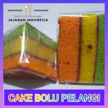Cake Bolu Pelangi Kue Basah Jajanan Indonesia