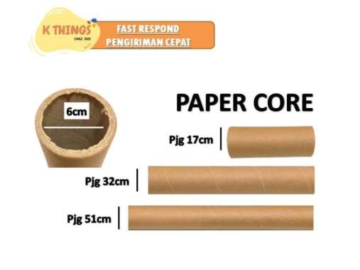 PAPER CORE Tabung Karton Selongsong Karton 17cm
