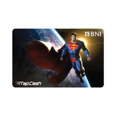 Kartu BNI TAPCASH Kartun Anime Superhero Superman 98 Kartun Anime Kartu Etoll e toll E Money E-money