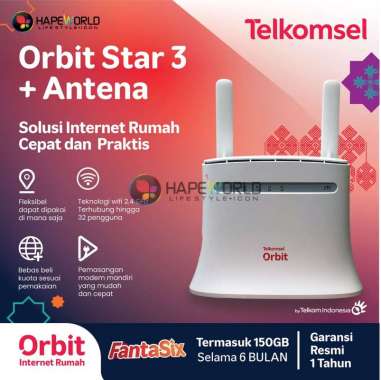 MODEM ORBIT STAR 3 + ANTENA - GARANSI RESMI