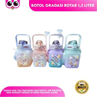 [ KOTAK GRADASI ] BOTOL GRADASI KOTAK 1,3 LITER GOOD QUALITY / BOTOL MINUM