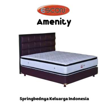 Kasur Spring Bed Full Set ESCON Amenity - FREE BANTAL 100x200