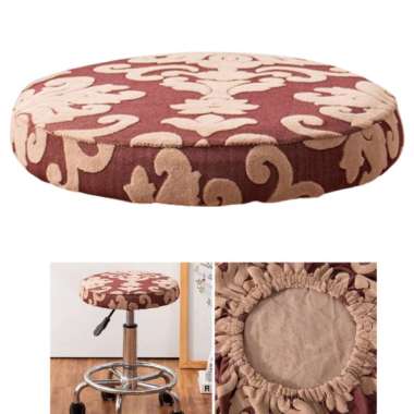 1 pcbar stool slipcover Round Chair Cover Dirtproof Protector Stretchy seat cover