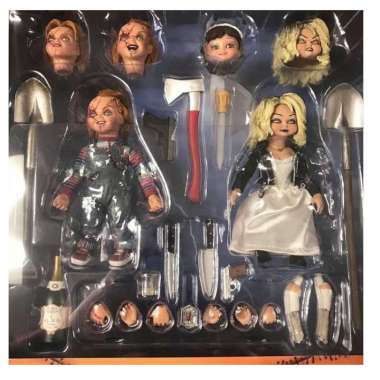 NECA ULTIMATE CHUCKY & TIFFANY 2-PACK 2PACK BRIDE OF CHUCKY CHILD PLAY