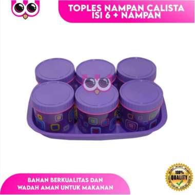 TONAM / TOPLES NAMPAN CALISTA ISI 6 + NAMPAN (SET 7) HIJAU