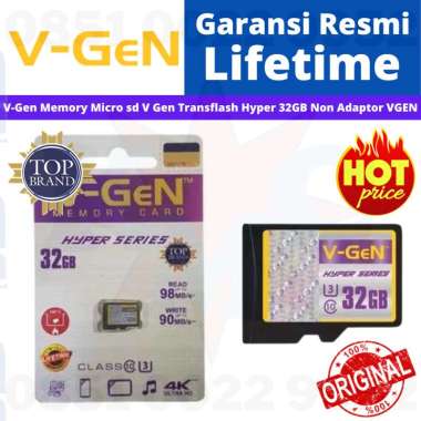 V-Gen Memory Micro SD V Gen Transflash Hyper 32GB Non Adaptor VGEN