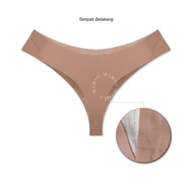 WIMIUU Celana Dalam Wanita CD Wanita Gstring G-string G String Seamless Panty 1PCS 300060 Multicolor