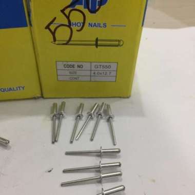 paku tembak 4.0mm×12.7 / paku rivet 550 / paku ripet