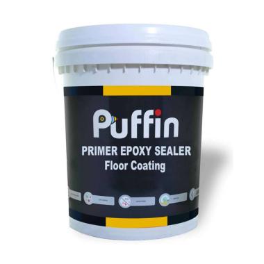 Puffin Primer Epoxy Sealer High Traffic (Include Hardener) Cat Dasar Lantai [5 Kg] Clear JABODETABEK