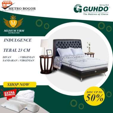 Kasur Springbed Guhdo Indulgence ukuran 160x200 Full set HB Virginian