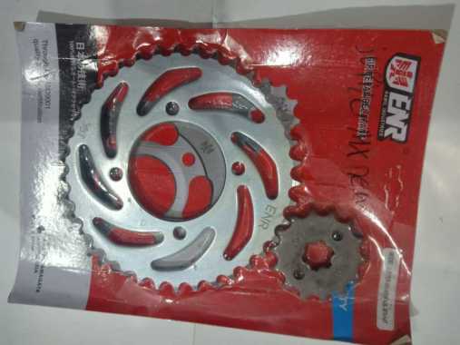 GEAR DEPAN & BELAKANG ENR JUPITER MX NEW 38 T 14 T