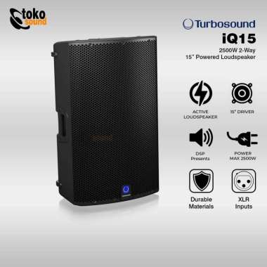 Turbosound iQ15 2500W 15 inch Powered Speaker