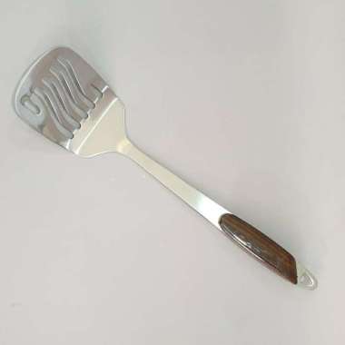 Sodet Kipas Stainless Steel Gagang Plastik / Spatula / Sutil Stainless