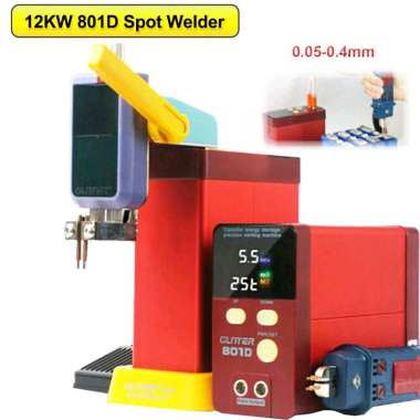 GLITTER Sunkko Mesin Las Pulse Spot Welding Machine 12KW 220V - 801D - Red