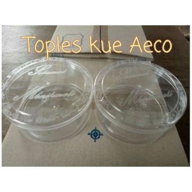 Toples kue kering AECO Toples Bulat 500 Gram/Toples Nastar 1 Lusin